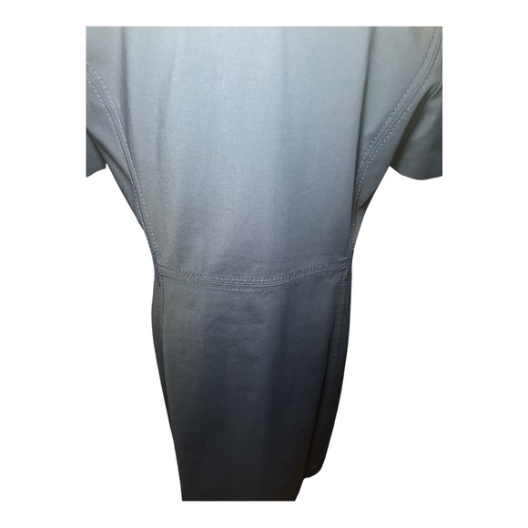 Lafayette 148 New York Kylie Short-Sleeve Navy Shirt Dress Sz 10 Classic Casual - Picture 10 of 13